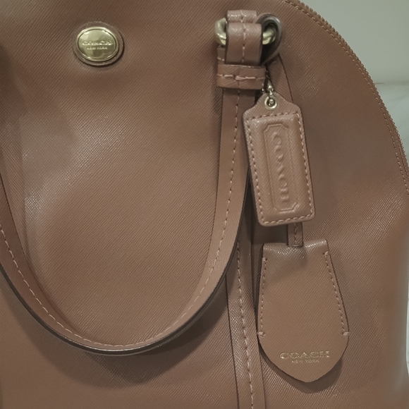 Coach Peyton Cora Leather handbag - Picture 3 of 10